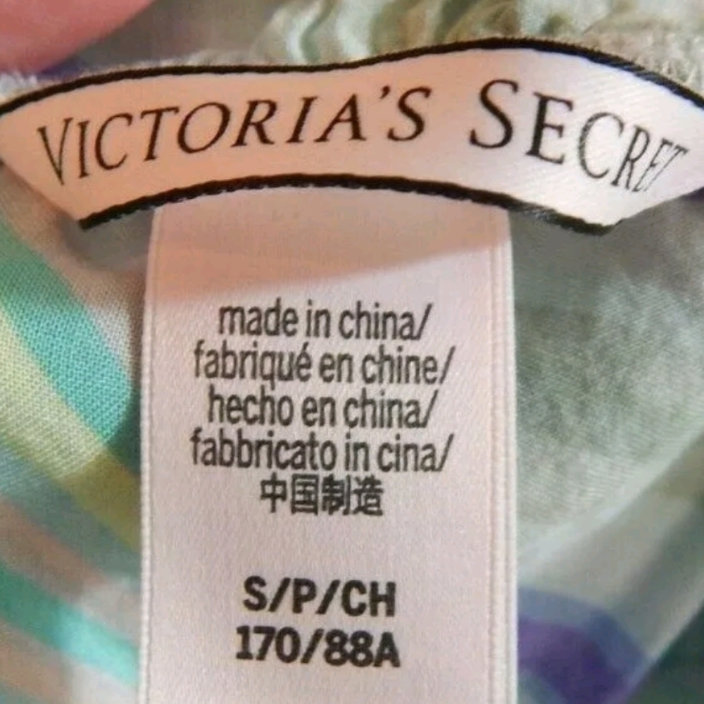 Victoria's Secret Striped Romper Pajamas - Picture 5 of 5